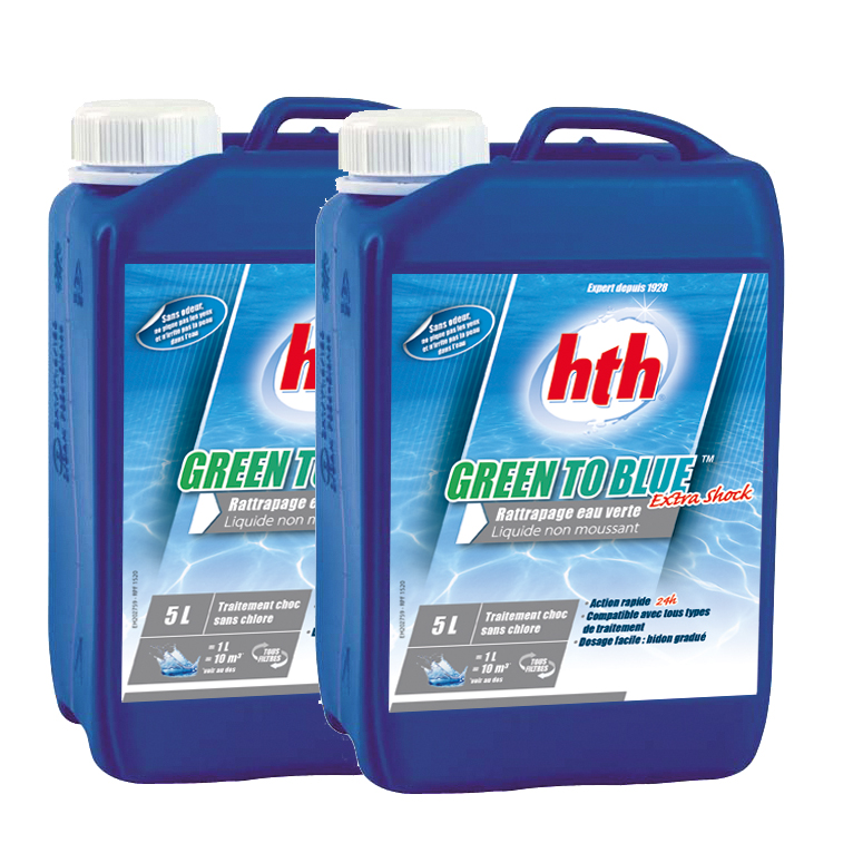 HTH Green to blue extra shock lot 2x5L 