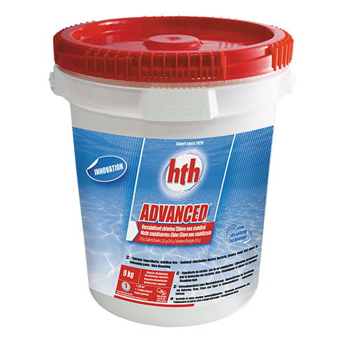 hth advanced galet hypochlorite de calcium en dissolution lente