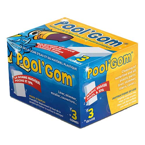 Gommes magiques de nettoyage plastiques -poolgom Toucan