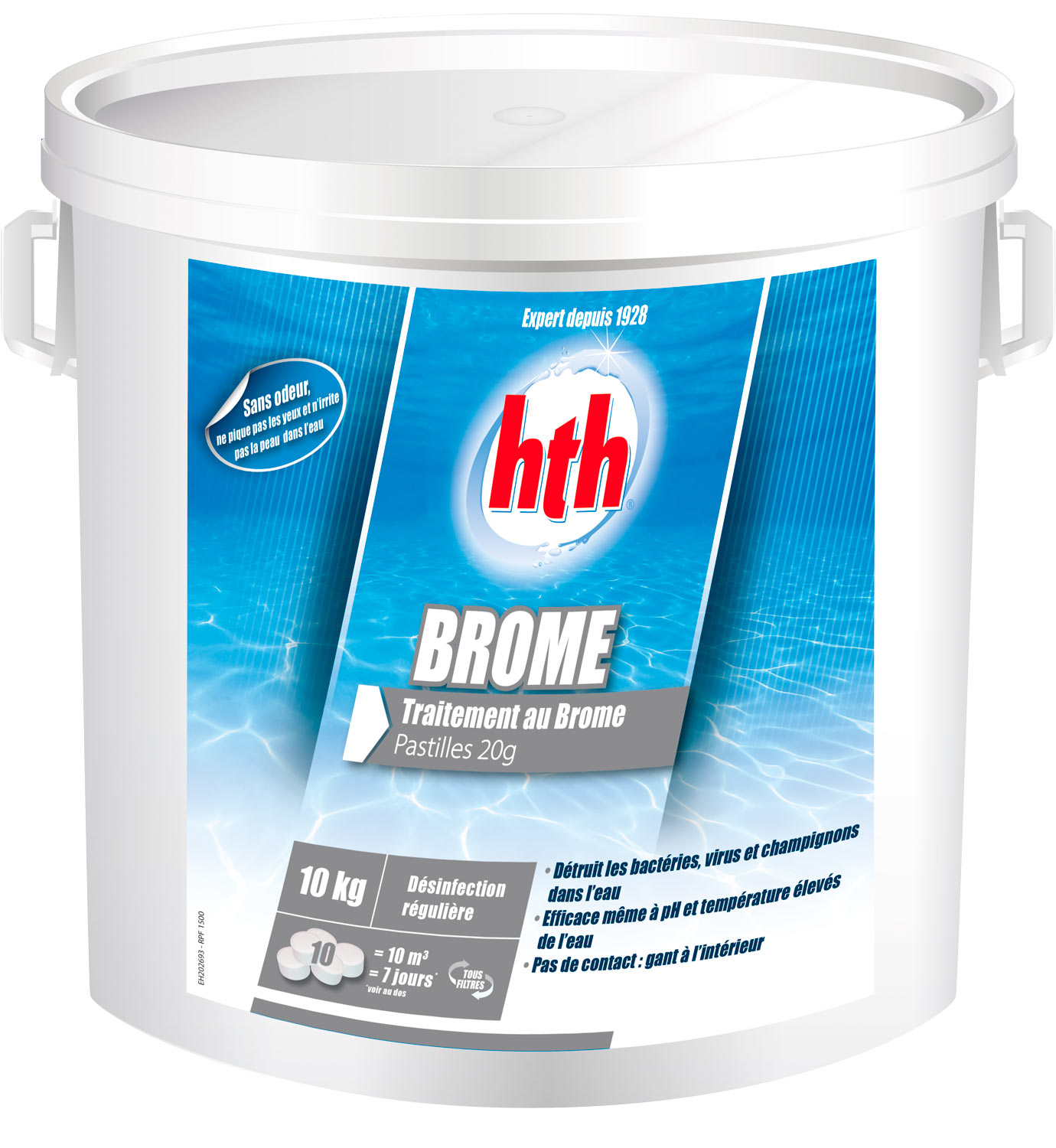 hth Brome Pastilles 20g - 10 kilos