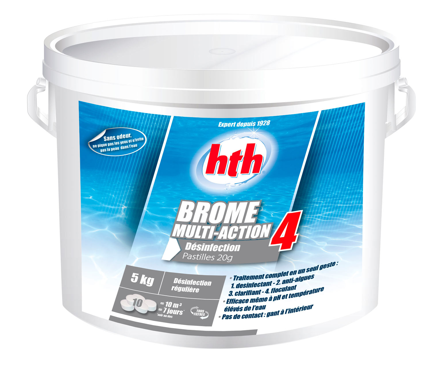 hth Brome multi action 4 20g - 5 kilos hth Brome multi action 4 20g - 5 kilos