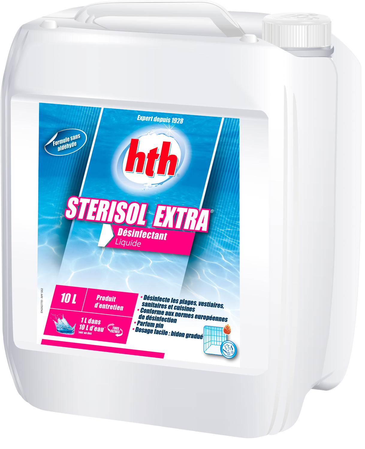 hth sterisol extra virucide NF EN 14476