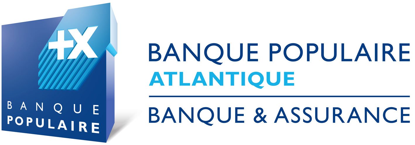 Logo banque Populaire Atlantique partenaire bancaire