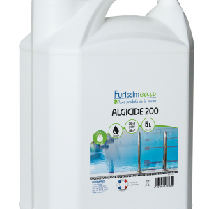 Produits Matériels Piscines - ALGICIDE 200 - anti-algues concentré non moussant - Purissim'eau 