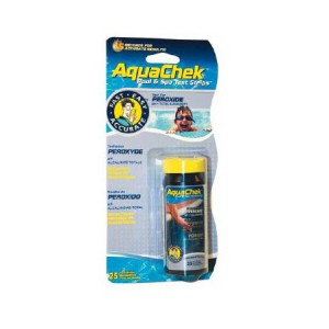 Produits Matériels Piscines - Aquachek bandelettes test : peroxyde. alcalinité totale. pH x25 