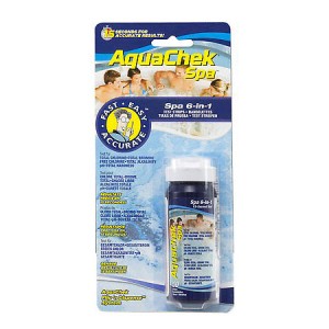 Produits Matériels Piscines - Aquachek bandelettes test spa 6 paramètres x50 