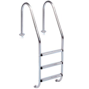 Produits Matériels Piscines - Echelle Trianon inox 3 marches pour piscines maçonnées  