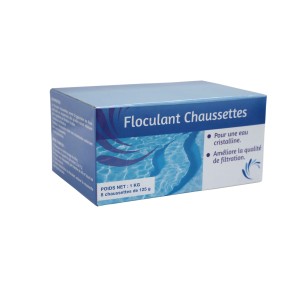 Produits Matériels Piscines - Purissimeau Floculant chaussettes 1KG- Clarifiant 