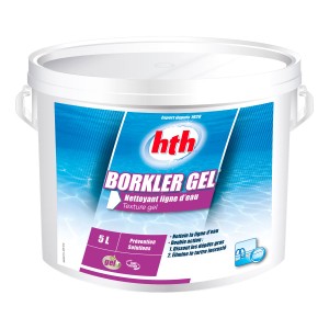 Produits Matériels Piscines - BORKLER GEL 5L hth® - nettoyant ligne d'eau 