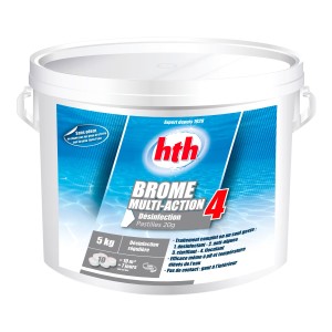 Produits Matériels Piscines - BROME MULTI-ACTION 4  - 5 kg hth® - désinfection régulière 