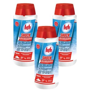 Produits Matériels Piscines -  SHOCK poudre 2KG hth®- le lot  : 2 achetés . le 3ème offert 