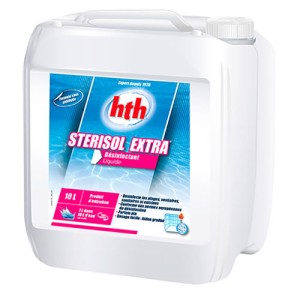 Produits Matériels Piscines - STERISOL EXTRA 10L hth® - désinfectant bactéricide virucide 