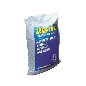Produits Matériels Piscines - Zéolithe Zéofine standard 1.8-3mm sac de 20kg -média-filtrant 