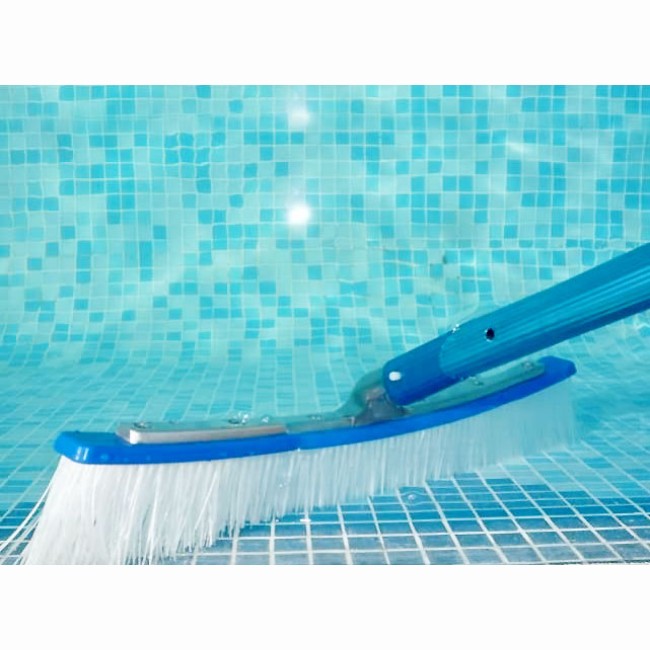 Balai brosse Mur en alu renforcée 45cm Piscine. Nettoyer le fond et les  parois