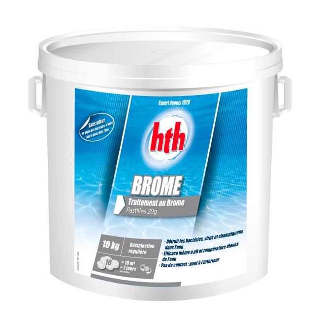 BROME Pastilles 20g - 10 kg hth® - désinfection régulière 