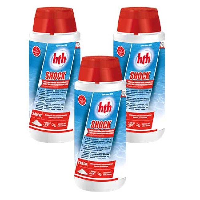  SHOCK poudre 2KG hth®- le lot  : 2 achetés . le 3ème offert