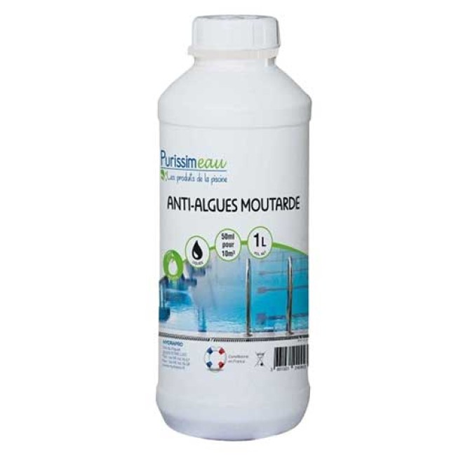Purissimeau ANTI-ALGUES MOUTARDE 1L- Algicide
