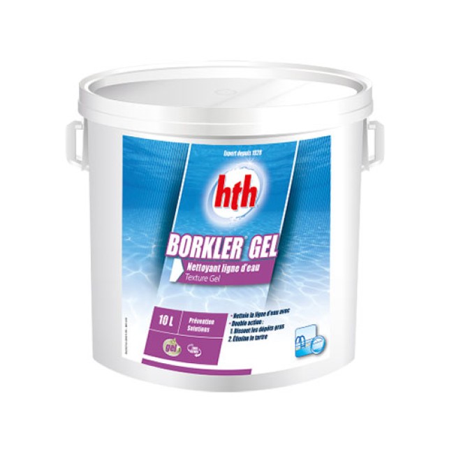BORKLER GEL 10L hth® - nettoyant ligne d'eau