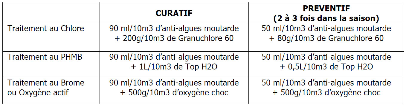 HYDRAPRO Anti-algues choc liquide 1L